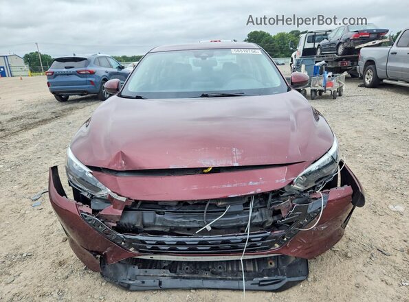 3N1AB8CV9RY352567 2024 NISSAN SENTRA Burgundy წინა ხედი