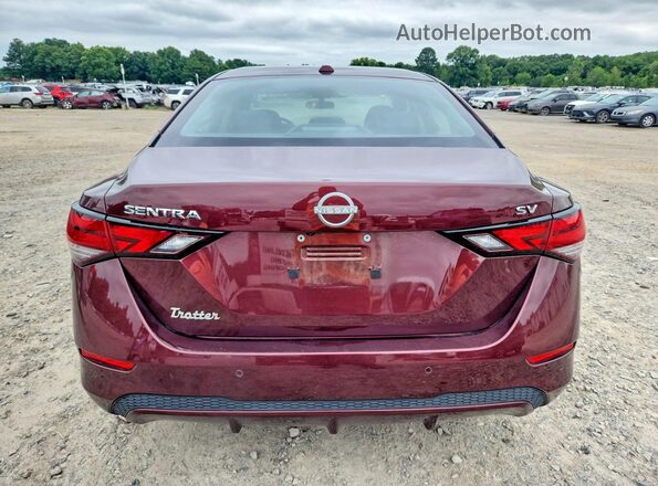 3N1AB8CV9RY352567 2024 NISSAN SENTRA Burgundy უკანა ხედი