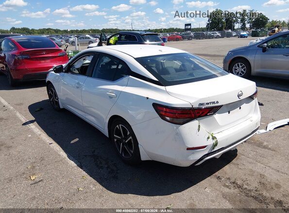 3N1AB8CV9RY384337 2024 NISSAN SENTRA Белый Задняя левая четверть