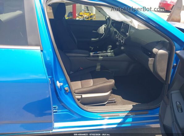 3N1AB8CV9SY266035 2025 NISSAN SENTRA Blue Widok wnętrza z przodu