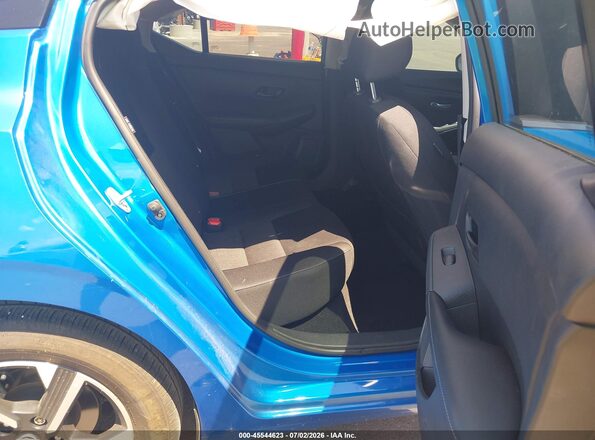 3N1AB8CV9SY266035 2025 NISSAN SENTRA Blue Widok naklejki z numerem VIN
