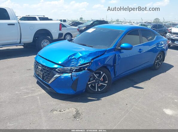 3N1AB8CV9SY266035 2025 NISSAN SENTRA Blue Przód lewy