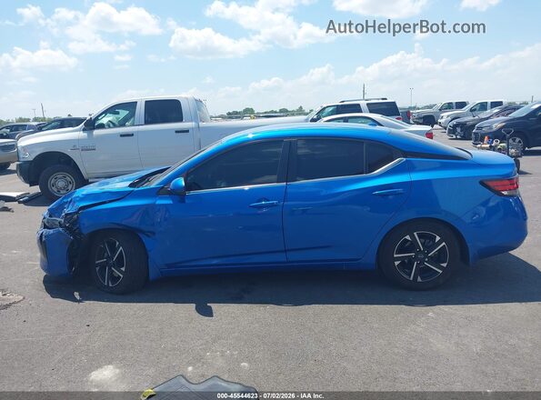 3N1AB8CV9SY266035 2025 NISSAN SENTRA Blue Widok wnętrza 360 stopni