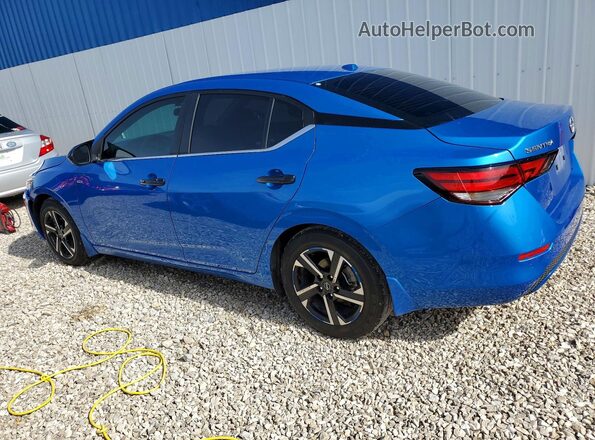 3N1AB8CV9SY269565 2025 NISSAN SENTRA Blue Trasero izquierdo