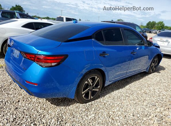 3N1AB8CV9SY269565 2025 NISSAN SENTRA Blue Trasero derecho