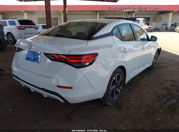 3N1AB8CV9SY289296 2025 NISSAN SENTRA Белый Задняя правая четверть