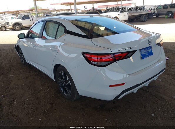 3N1AB8CV9SY289296 2025 NISSAN SENTRA Белый Задняя левая четверть