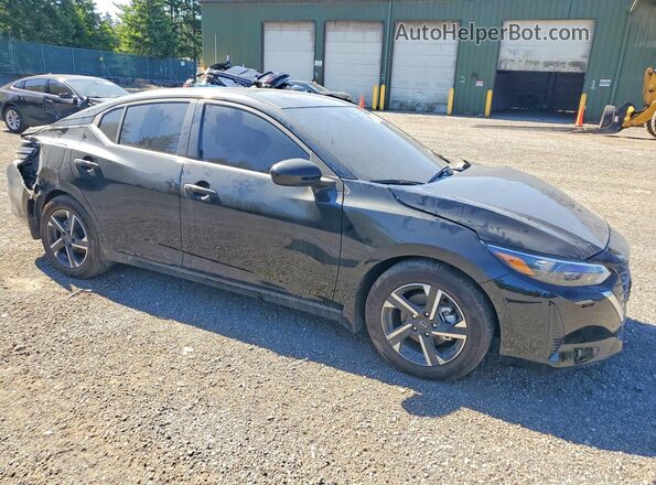 3N1AB8CV9SY334589 2025 NISSAN SENTRA Черный Передняя правая четверть
