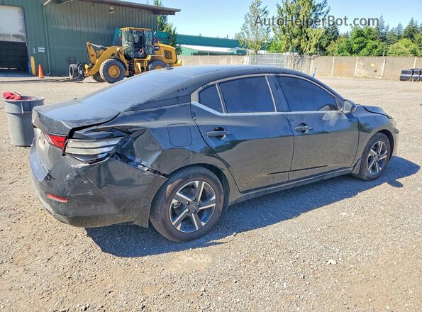 3N1AB8CV9SY334589 2025 NISSAN SENTRA Черный Задняя правая четверть