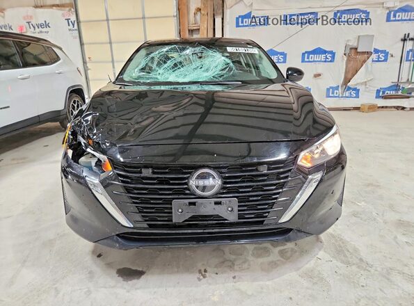 3N1AB8CV9SY356141 2025 NISSAN SENTRA Black Front view