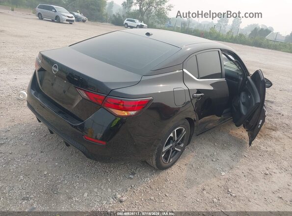 3N1AB8CV9SY361632 2025 NISSAN SENTRA Черный Задняя правая четверть
