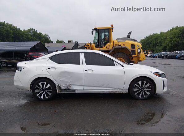 3N1AB8CV9SY369648 2025 NISSAN SENTRA White Սալոնի 360 աստիճան տեսք