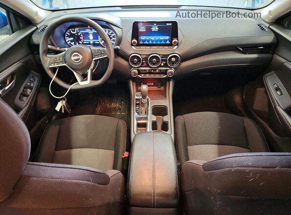 3N1AB8CV9SY371691 2025 NISSAN SENTRA Blue Vista del salpicadero