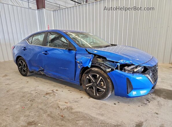3N1AB8CV9SY371691 2025 NISSAN SENTRA Blue Delantero derecho