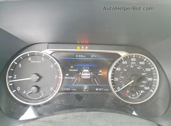3N1AB8CV9SY372291 2025 NISSAN SENTRA Black Instrument cluster view