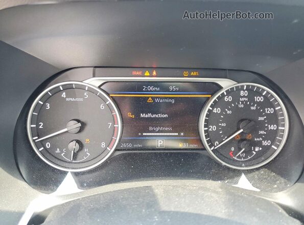 3N1AB8CV9SY405399 2025 NISSAN SENTRA Gray Vista del cuadro de instrumentos