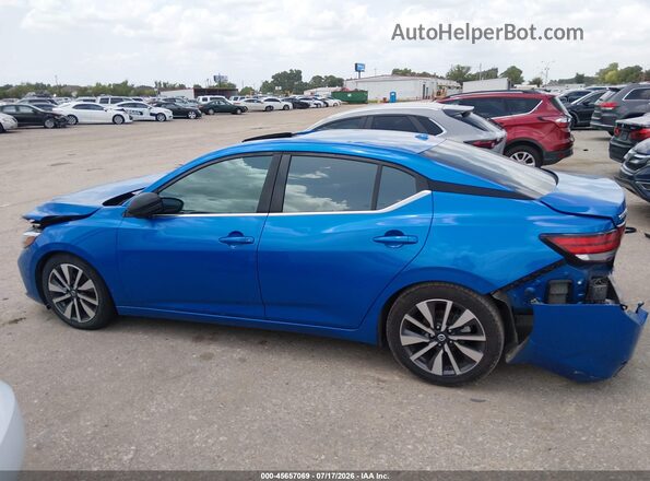 3N1AB8CVXLY271536 2020 NISSAN SENTRA Синий Панорамный вид салона 360°