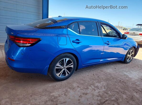 3N1AB8CVXMY201648 2021 NISSAN SENTRA Blue Tył prawy