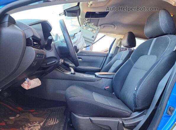 3N1AB8CVXMY201648 2021 NISSAN SENTRA Blue Widok wnętrza z przodu
