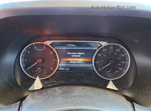 3N1AB8CVXMY201648 2021 NISSAN SENTRA Blue Widok zestawu wskaźników