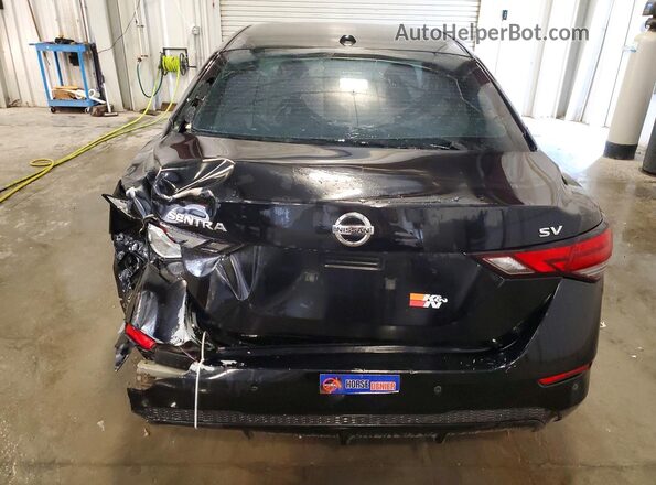 3N1AB8CVXMY206624 2021 NISSAN SENTRA Black Widok z tyłu