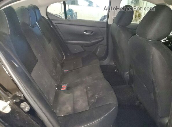 3N1AB8CVXMY206624 2021 NISSAN SENTRA Black Widok tylnych siedzeń