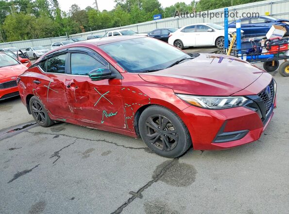 3N1AB8CVXMY212603 2021 NISSAN SENTRA Red Առջևի աջ