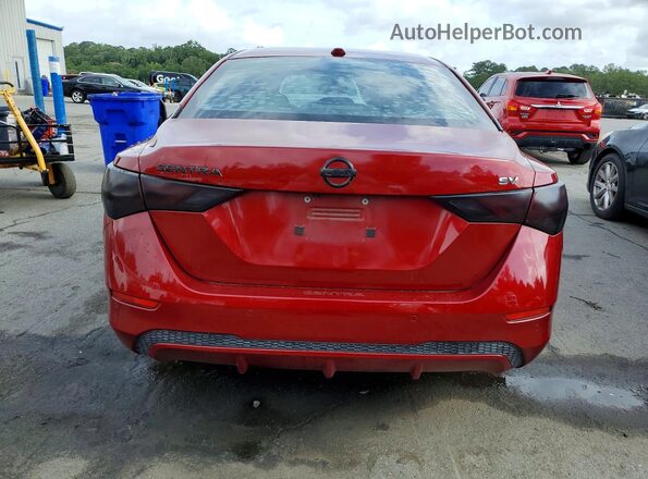 3N1AB8CVXMY212603 2021 NISSAN SENTRA Red Հետևի տեսք