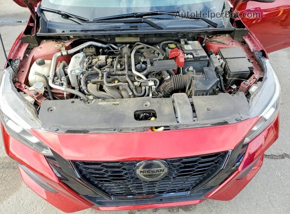 3N1AB8CVXMY212603 2021 NISSAN SENTRA Red Սալոնի հետևի տեսք