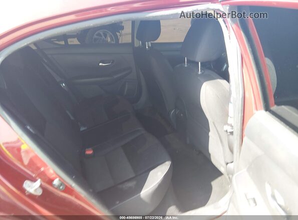 3N1AB8CVXMY268458 2021 NISSAN SENTRA Red Widok naklejki z numerem VIN