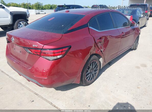 3N1AB8CVXMY268458 2021 NISSAN SENTRA Red Tył prawy
