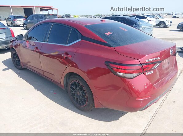 3N1AB8CVXMY268458 2021 NISSAN SENTRA Red Tył lewy