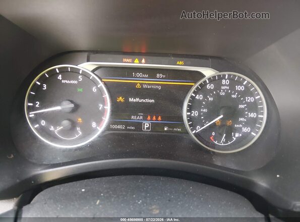 3N1AB8CVXMY268458 2021 NISSAN SENTRA Red Widok tylnych siedzeń