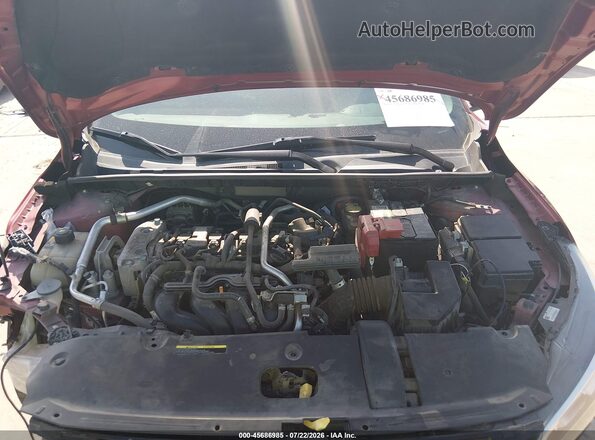 3N1AB8CVXMY268458 2021 NISSAN SENTRA Red Widok z tyłu