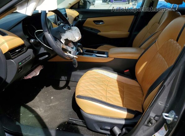 3N1AB8CVXMY270226 2021 NISSAN SENTRA Gray წინა სალონის ხედი
