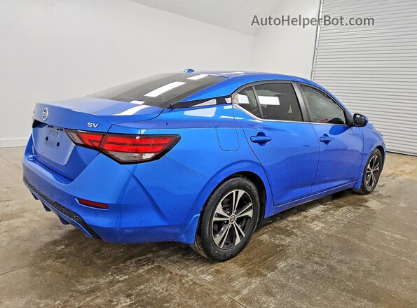 3N1AB8CVXMY277273 2021 NISSAN SENTRA Blue Tył prawy