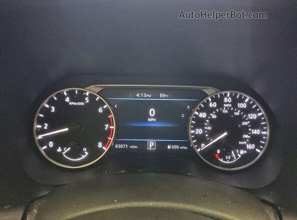 3N1AB8CVXMY277273 2021 NISSAN SENTRA Blue Widok zestawu wskaźników