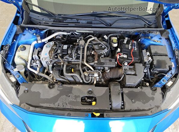 3N1AB8CVXMY277273 2021 NISSAN SENTRA Blue Widok wnętrza z tyłu