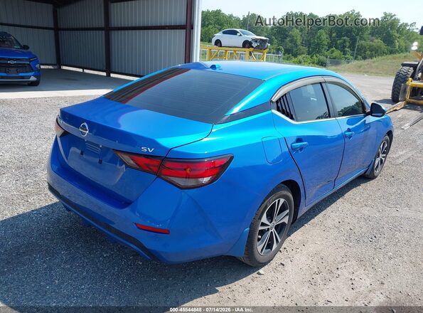 3N1AB8CVXMY287057 2021 NISSAN SENTRA Blue Tył prawy