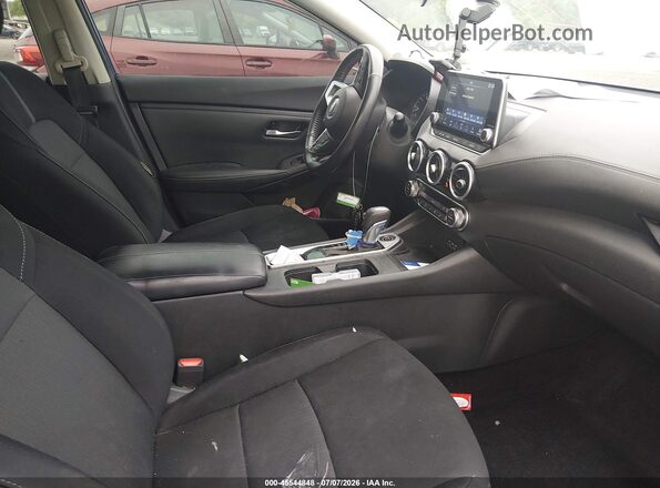 3N1AB8CVXMY287057 2021 NISSAN SENTRA Blue Widok wnętrza z przodu