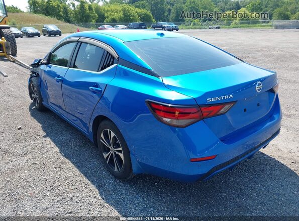 3N1AB8CVXMY287057 2021 NISSAN SENTRA Blue Tył lewy