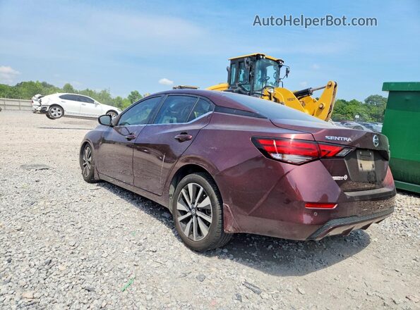 3N1AB8CVXMY292257 2021 NISSAN SENTRA Burgundy Передня права чверть