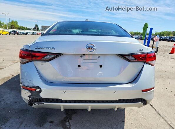 3N1AB8CVXMY297703 2021 NISSAN SENTRA Silver Հետևի տեսք