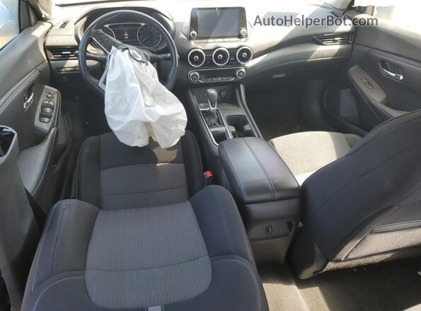 3N1AB8CVXMY303628 2021 NISSAN SENTRA Blue Dashboard view