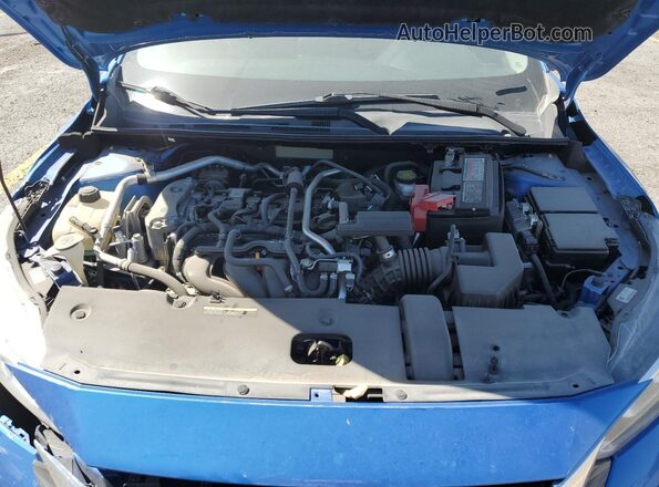 3N1AB8CVXMY303628 2021 NISSAN SENTRA Blue Rear interior view