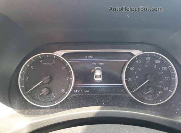 3N1AB8CVXMY303628 2021 NISSAN SENTRA Blue Instrument cluster view