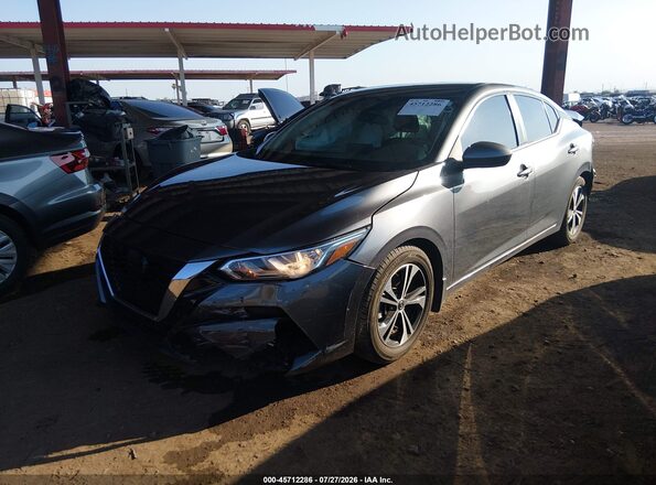 3N1AB8CVXNY203997 2022 NISSAN SENTRA Gray Front left