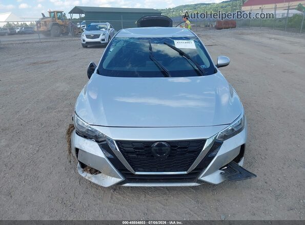 3N1AB8CVXNY295497 2022 NISSAN SENTRA Silver Вид щитка приладів