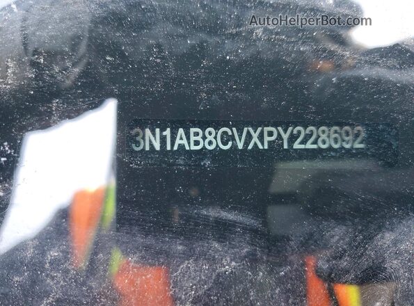 3N1AB8CVXPY228692 2023 NISSAN SENTRA White ძრავის განყოფილების ხედი