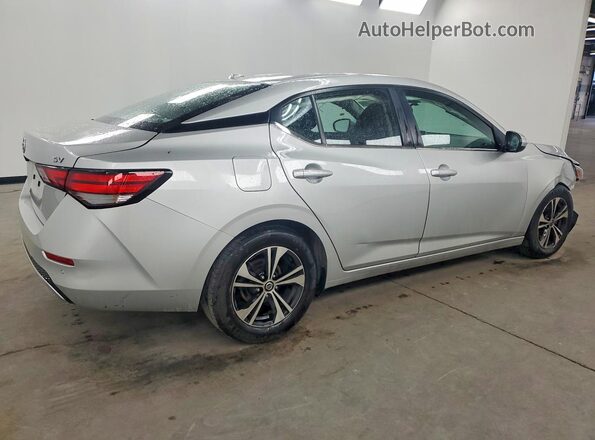 3N1AB8CVXPY279979 2023 NISSAN SENTRA Silver Задня права чверть
